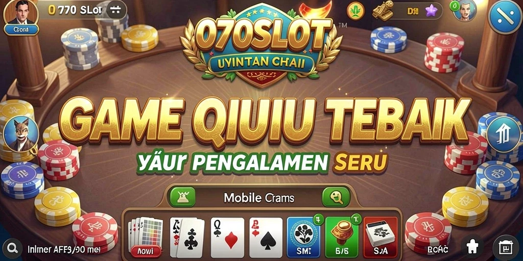 Screenshot 070SLOT menampilkan gameplay QiuQiu yang seru dan menantang.