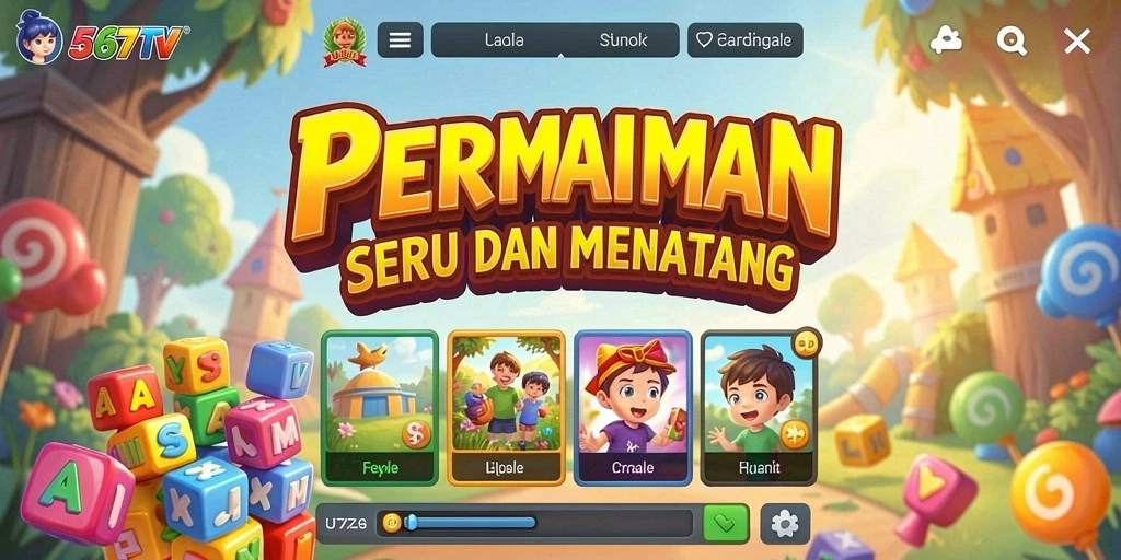 Screenshot gameplay 567TV menunjukkan teka-teki yang menarik dan menantang.