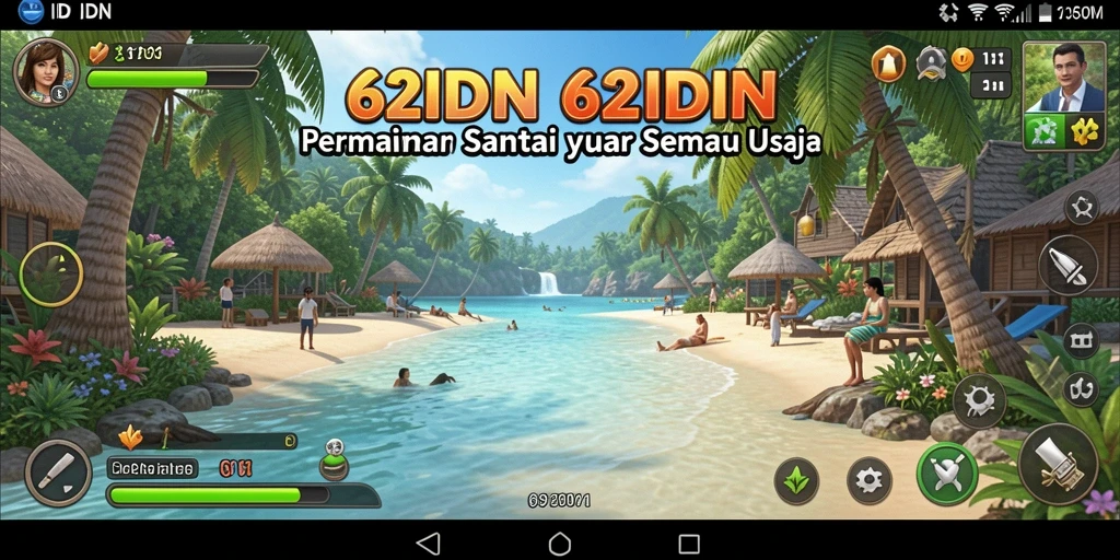 Tampilan gameplay menarik dari 62IDN yang menghibur.