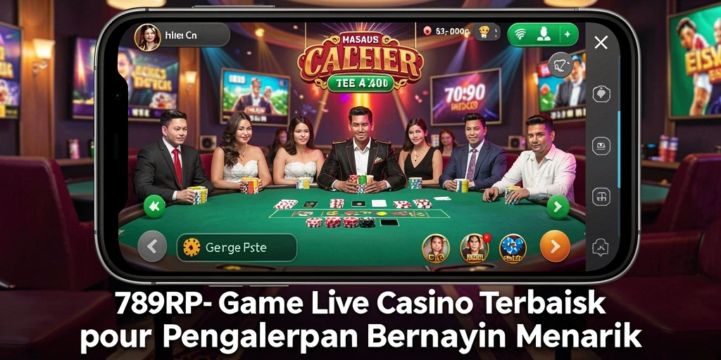 Tangkapan layar gameplay Live Casino yang mendebarkan di 789RP.