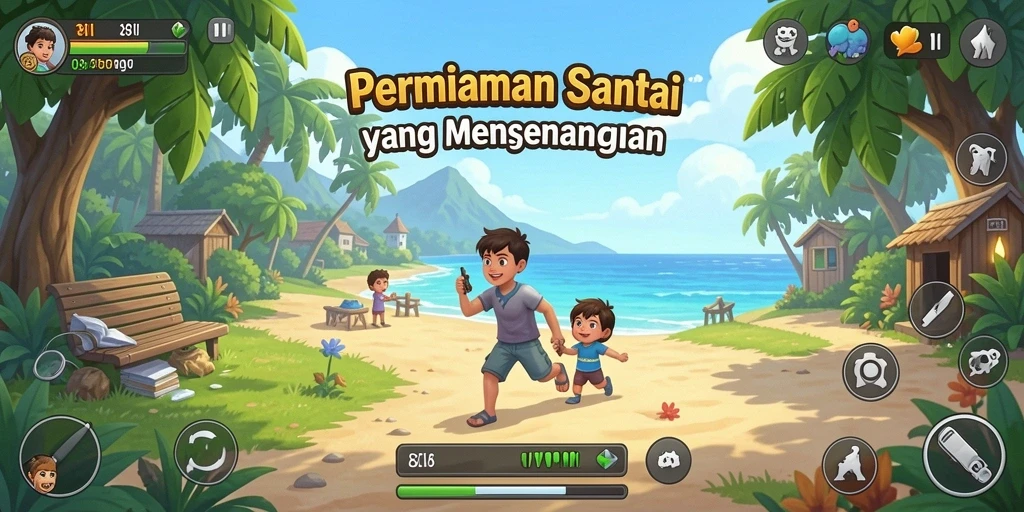 Tampilan gameplay <strong>8II</strong> yang interaktif dan menarik.