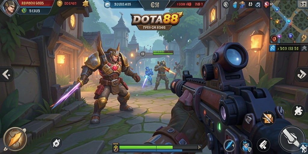 Tampilan gameplay TPS DOTA88 yang menarik dan penuh aksi.