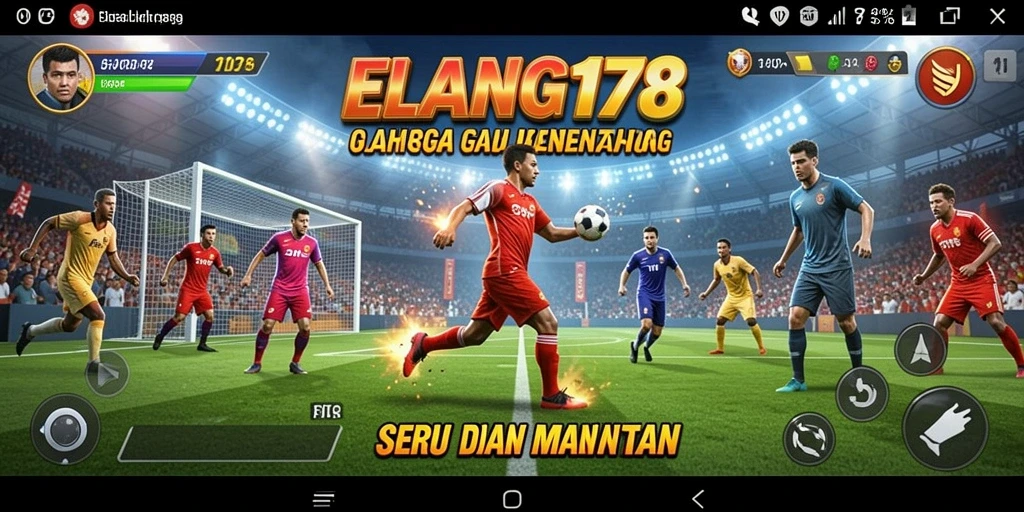 Screenshot gameplay <strong>ELANG178</strong> yang menampilkan aksi seru di lapangan.