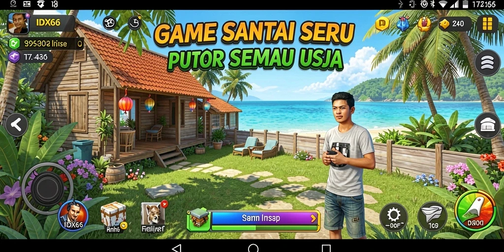 Tampilan gameplay IDX66 yang menarik dan penuh warna.