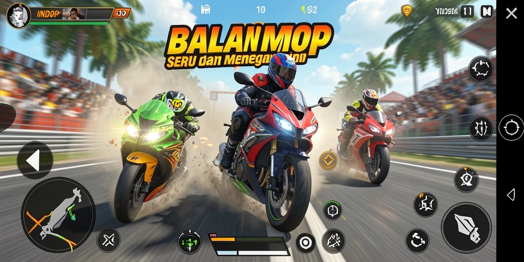 Tampilan gameplay INDORP yang menegangkan dan realistis.