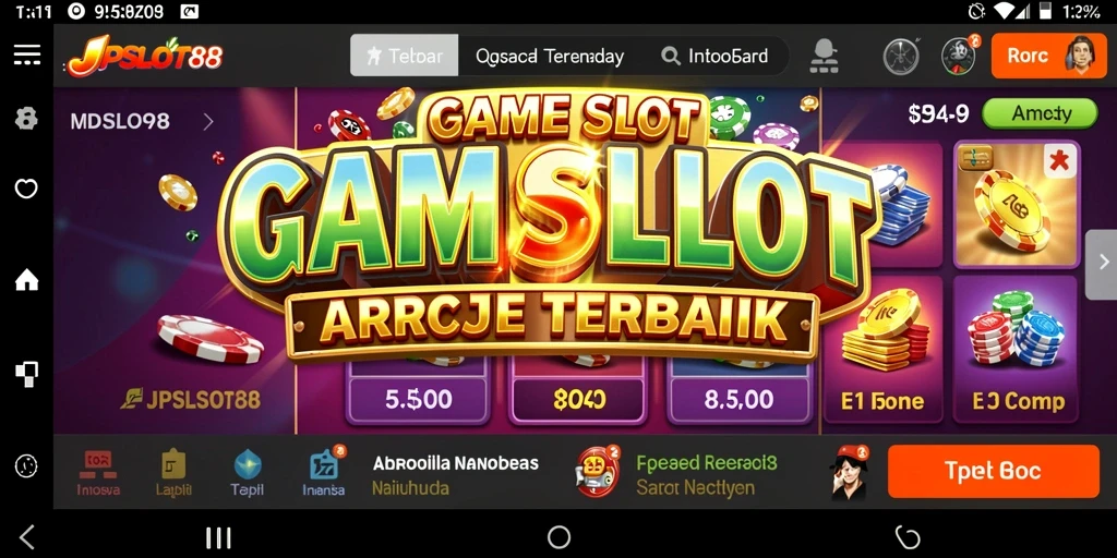 Tampilan gameplay seru di JPSLOT88 dengan efek visual yang memukau.