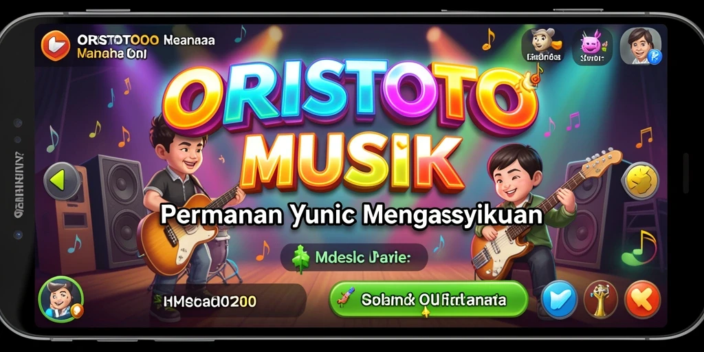 Tampilan gameplay ORISTOTO yang seru dan interaktif.