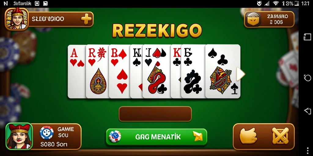 Tampilan gameplay Domino yang menegangkan dan seru di REZEKIGO.