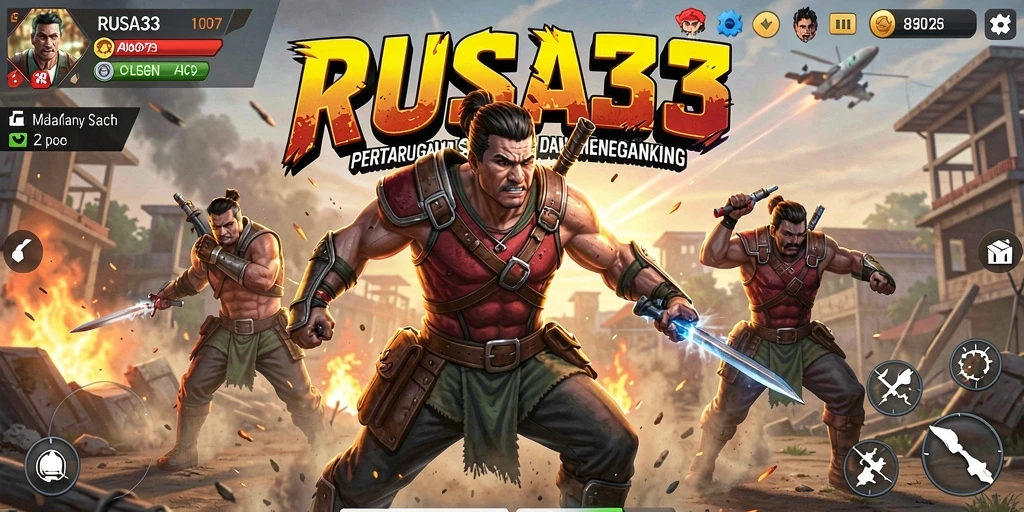 Tampilan gameplay RUSA33 yang penuh aksi dan seru.