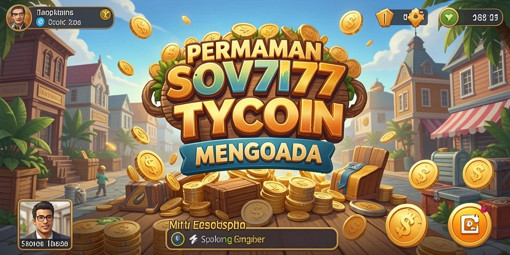 Tampilan gameplay <strong>SOV777</strong> yang menampilkan manajemen bisnis Tycoon.