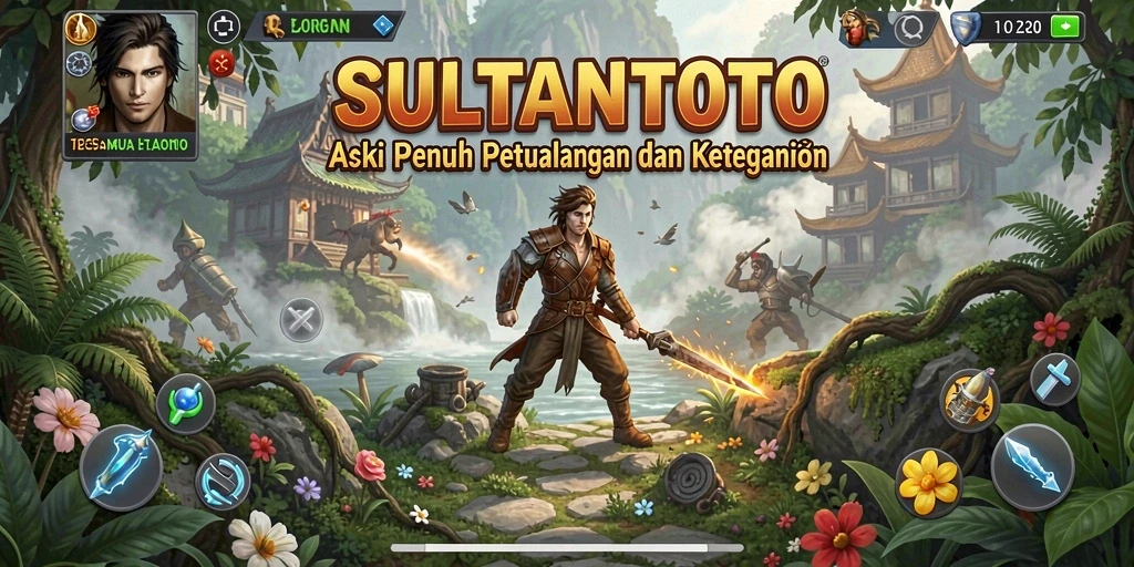 Gameplay seru di SULTANTOTO penuh aksi dan tantangan.