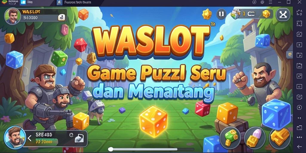 Tampilan gameplay <strong>WASLOT</strong> yang menarik dan penuh warna.